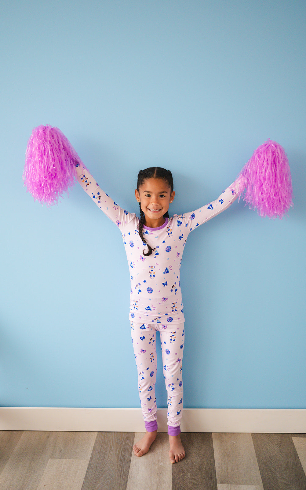 Cheer! Long Sleeve With Pants Pajamas