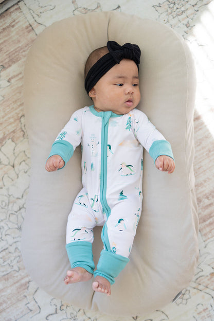 Waddle Wonderland Zippered Romper