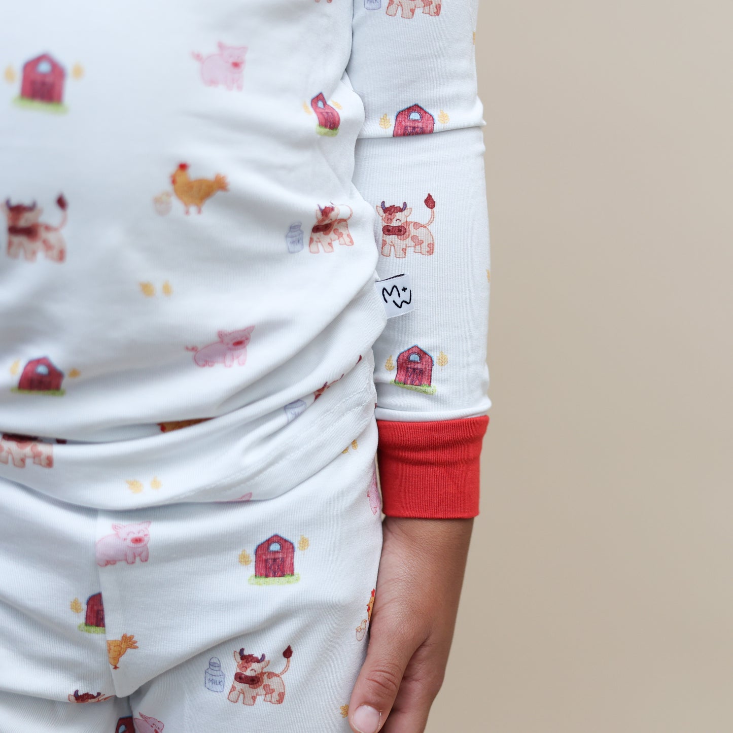 Wally Farm Long Sleeve With Pants Pajamas